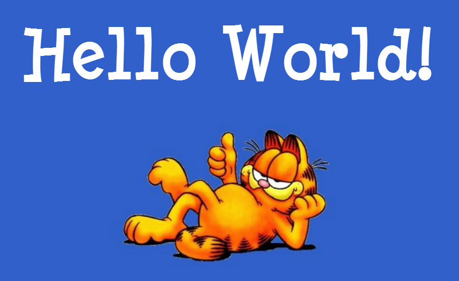 hello world garfield_the_cat orlando espinosa