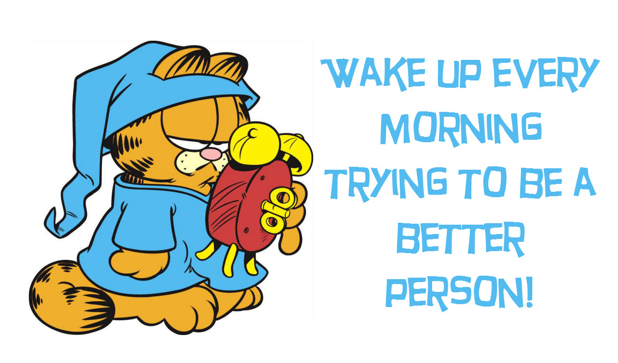 wake up every morning garfield-orlando espinosa